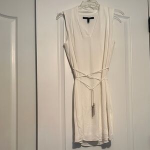 White House Black Market Ivory Midi Dress